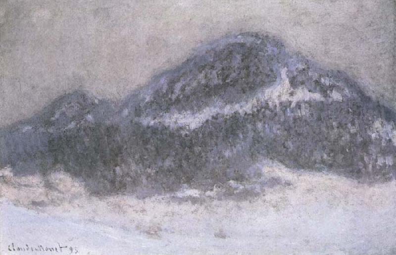 Claude Monet Mount Kolsaas in Misty Weather Germany oil painting art